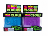 NeeDoh Nice Cube Glow - Super Solid Squish Stress Relief Toy