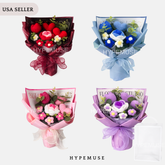 Handmade Light-Up Crochet Flower Bouquet – Forever Gift