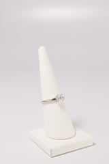 14K Solid Gold Engagement CZ Casting Ring - Pretty At Sam