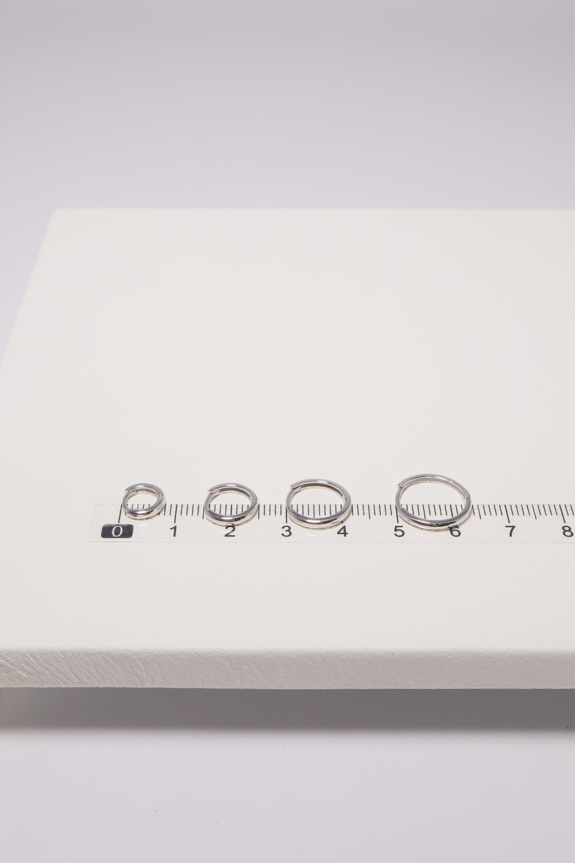14K Solid Gold 14MM Round One Touch Hoop Earring - Pretty At Sam