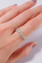 14K Solid Gold 3.7MM Natural Diamond Eternal Ring - Pretty At Sam