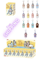 Pin For Love Labubu Pop Mart V4 Letter A to M Collection - Pretty At Sam