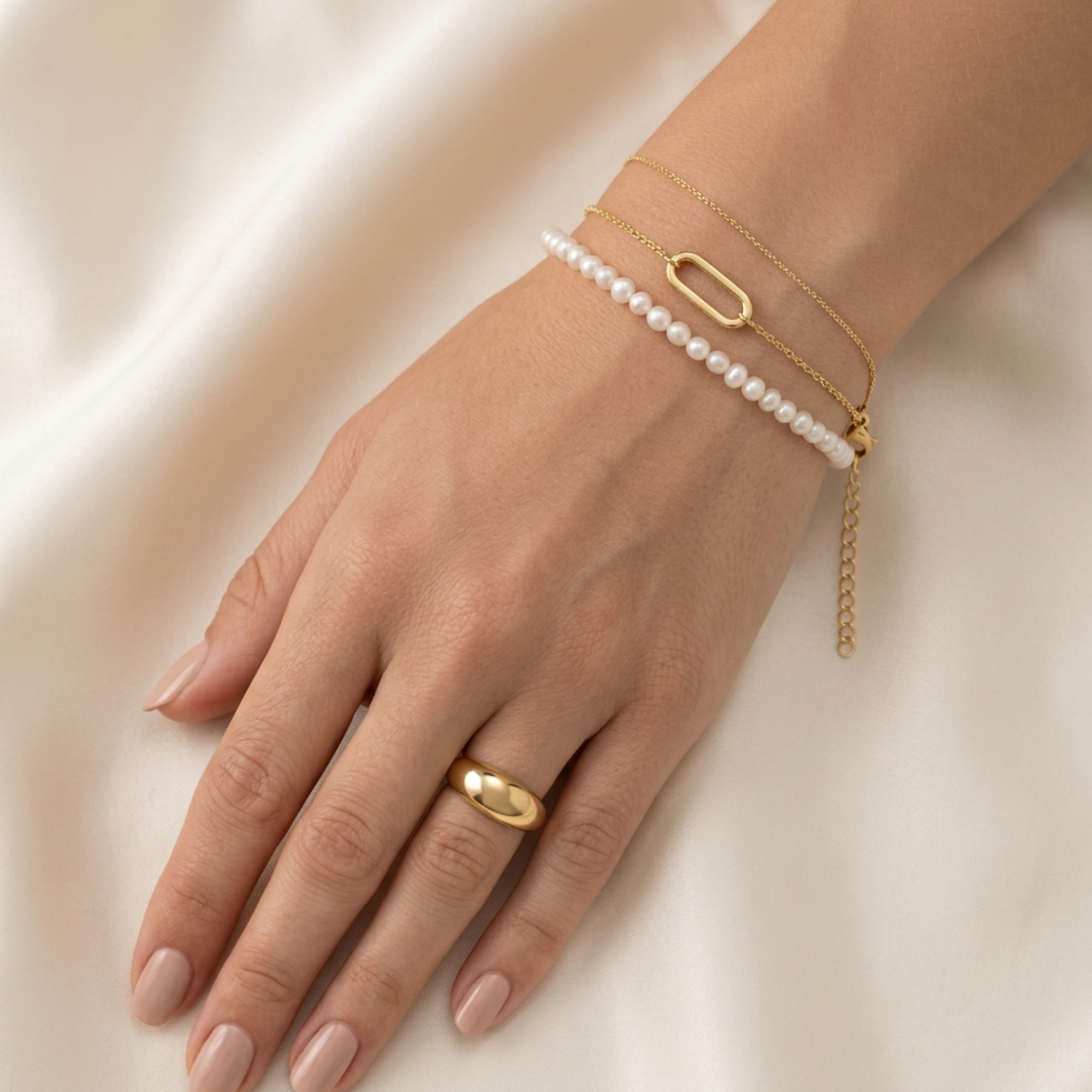 14k yellow gold adjustable bracelet 7 inch with 1 inch extension