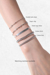 925 Sterling Silver Miami Curb Cuban Heavy Chain Bracelet – 4.1MM & 5.5MM