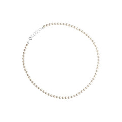 925 Sterling Silver Pandora 6mm Pearl Necklace