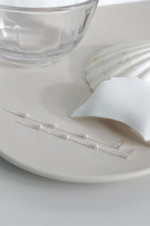 925 Sterling Silver Pearl Chain Drop Earrings – Pushback Design