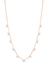 925 Sterling Silver Vermeil Mother Of Pearl Round Chain Necklace