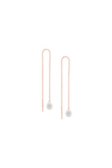 925 Sterling Silver Crystal Threader Drop Dangle Earring