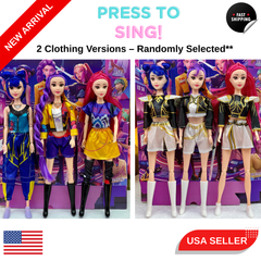 K-pop Demon Hunter Dolls Set of 3 or Single Random Character – 11.8 Inch Collectible Figures with Poseable Joints and Realistic Outfits