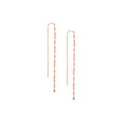 925 Sterling Silver Twisted Chain Threader Drop Dangle Earring