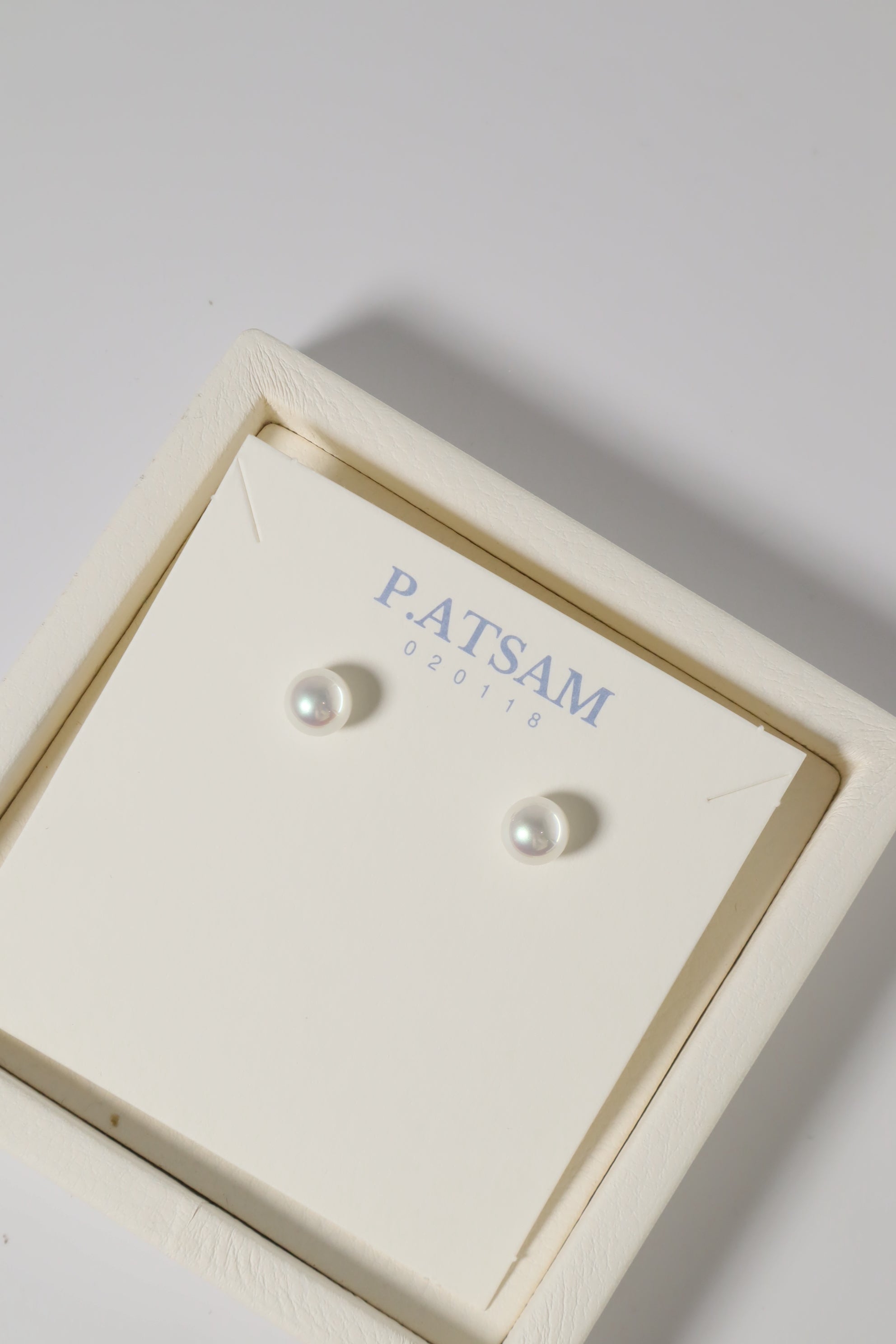 Aurora Shine Pearl Silver Post Stud Earring - Pretty At Sam