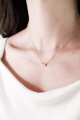 14K Solid Gold Rectangle Pendant Necklace – Classic Simplicity