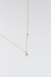 14K Solid Gold Heart Padlock Charm Necklace