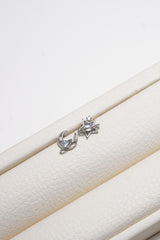 ✨ Moon And Star Mismatch Stud Earrings – Gold Plated, Hypoallergenic ✨