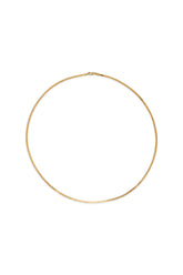 14K Solid Gold Herringbone Snake Chain 1.8MM Necklace