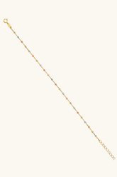 14k-solid-tri-color-gold-diamond-cut-bead-bracelet