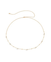 Crystal & Ball Beaded Belly Waist Long Chain Body Bikini Jewelry (2 Colors Available) - Pretty At Sam