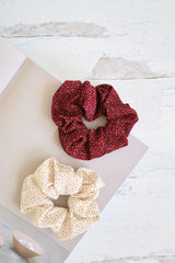 Polka - Dot Rolli Pop Scrunchie Hair Tie - Pretty At Sam