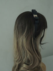 Eco - leather novel fashion buckle bow hairband - Pretty At Sam