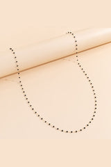 Simple Black Thin Beads Waist Chain Natural Decorations Belly Chains (2 Colors Available) - Pretty At Sam
