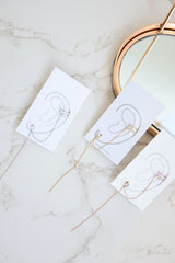 Cubic Stone Threader One Side Ear Cuff Earring - Pretty At Sam