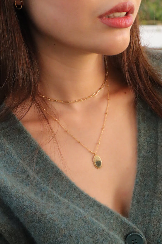HOW TO LAYERED GOLD NECKLACES! - Pretty At Sam