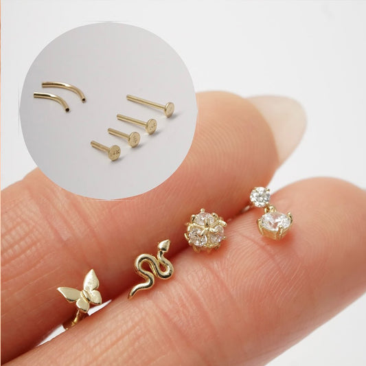 Labret Body Piercing and How to Wear Guidelines - Pretty At Sam