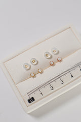 14K Solid Gold XS Pearl Stud Earring - Pretty At Sam