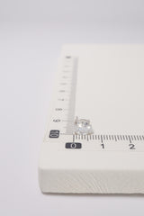 14K Solid Gold CZ 8mm Elongated Cushion Stone Stud Earring - Pretty At Sam