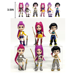 6PCS KPOP Demon Hunters Doll Set – Rumi Mira Zoey Collector Toy Gift New in Box