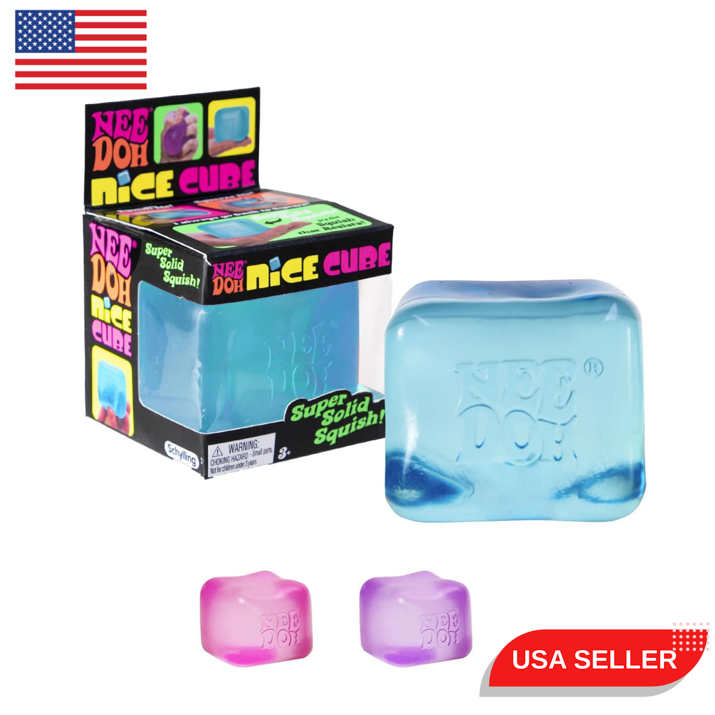 Authentic NeeDoh Nice Cube | Squishy Fidget Toy – Pretty At Sam