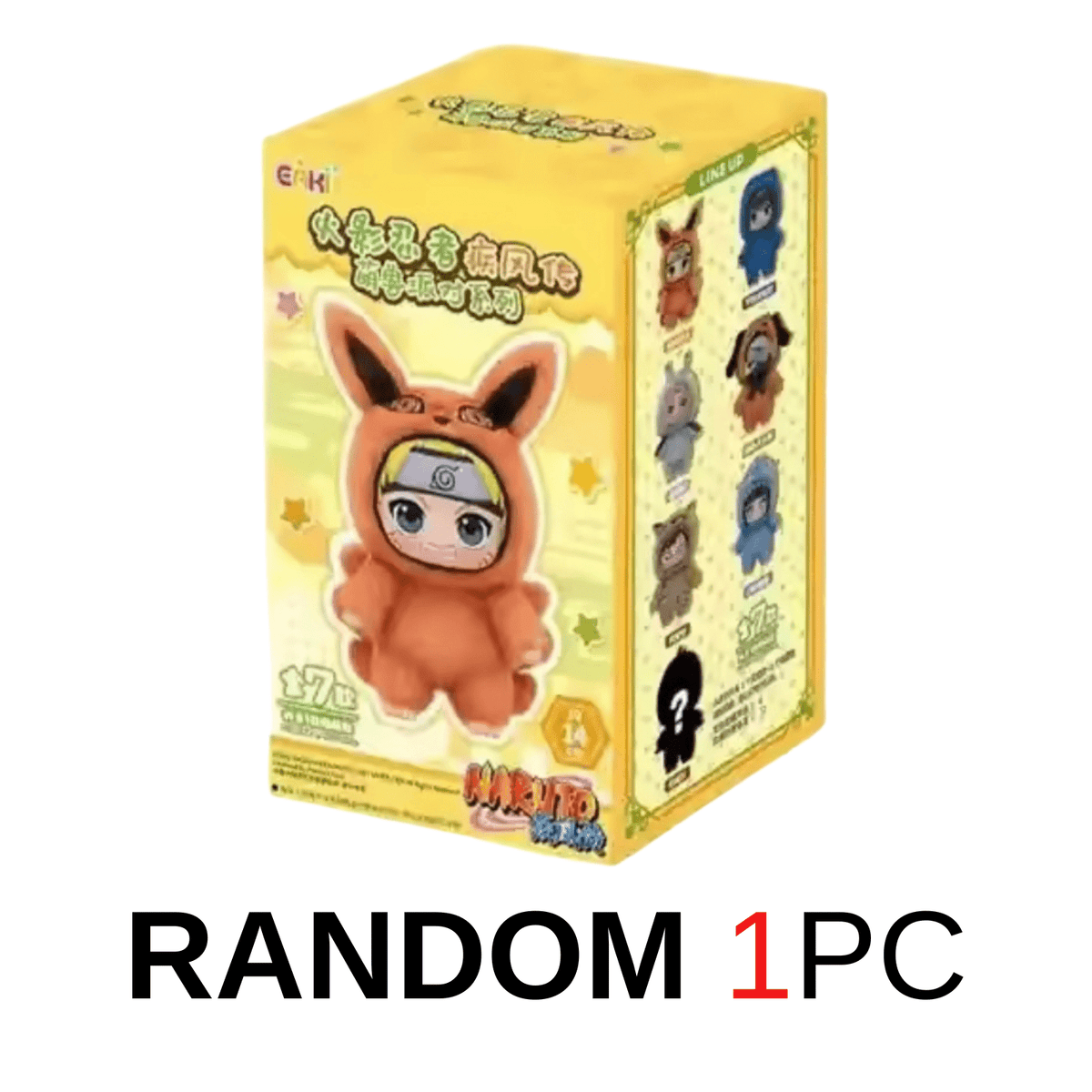 100% Authentic Top Toy Naruto Beast Party Plush Keychain – Sealed Random Blind Box (1pc, 2pcs, 3pcs, 6pcs Options) - Pretty At Sam