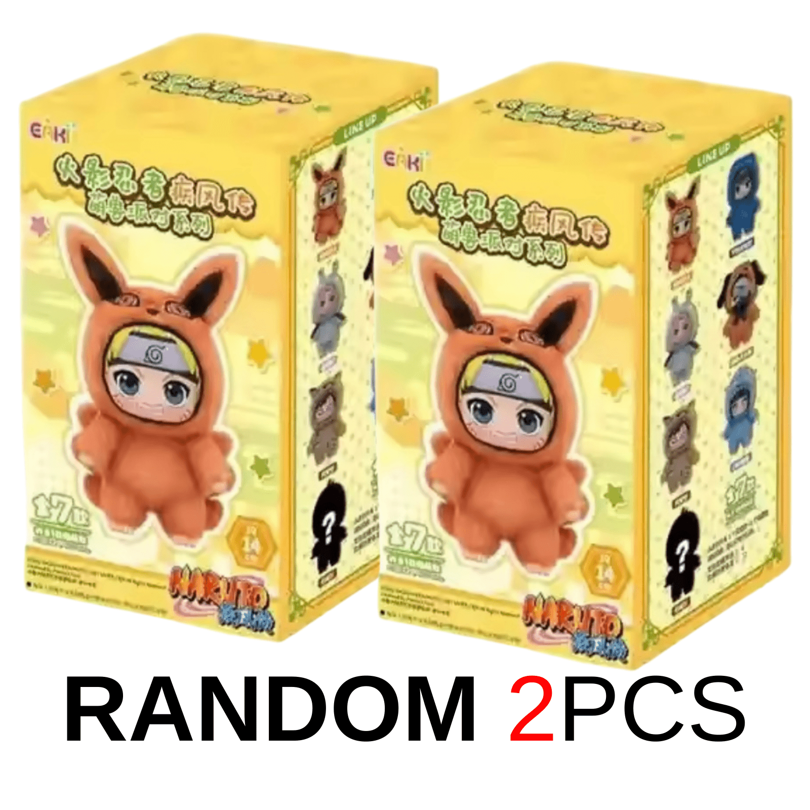 100% Authentic Top Toy Naruto Beast Party Plush Keychain – Sealed Random Blind Box (1pc, 2pcs, 3pcs, 6pcs Options) - Pretty At Sam