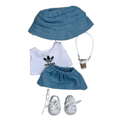 Labubu 5pcs Adidos-Inspired Doll Clothes Set – Fits 5.5” Dolls