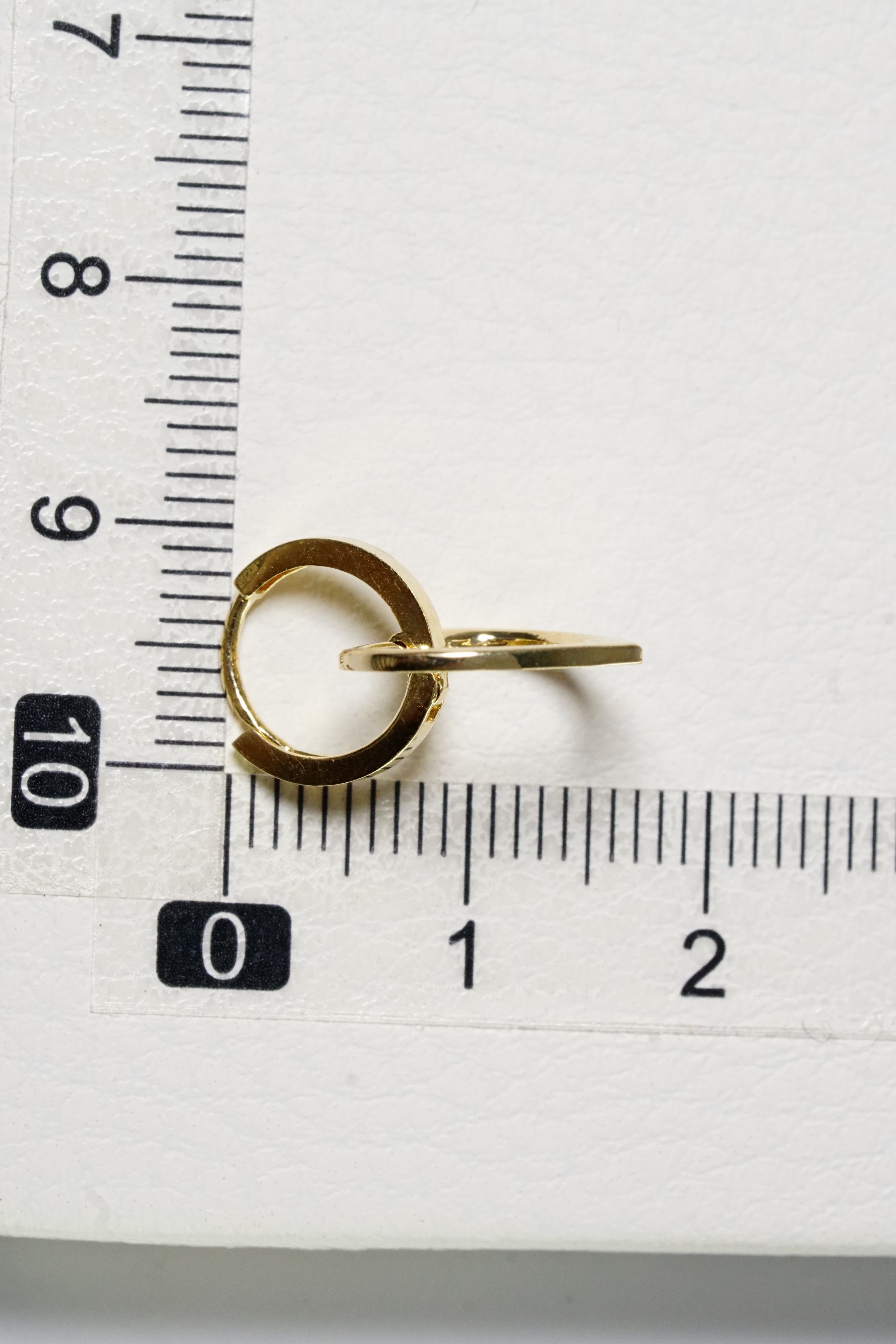 14k Solid Gold Open Heart Dangle Earring - Pretty At Sam