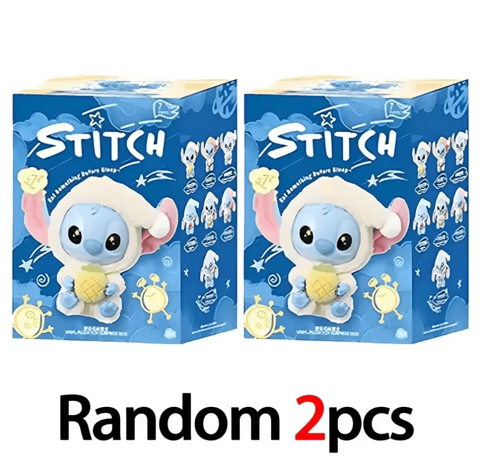 Miniso Stitch “Eat Before Sleep” Vinyl Blind - Box (7″) - Pretty At Sam