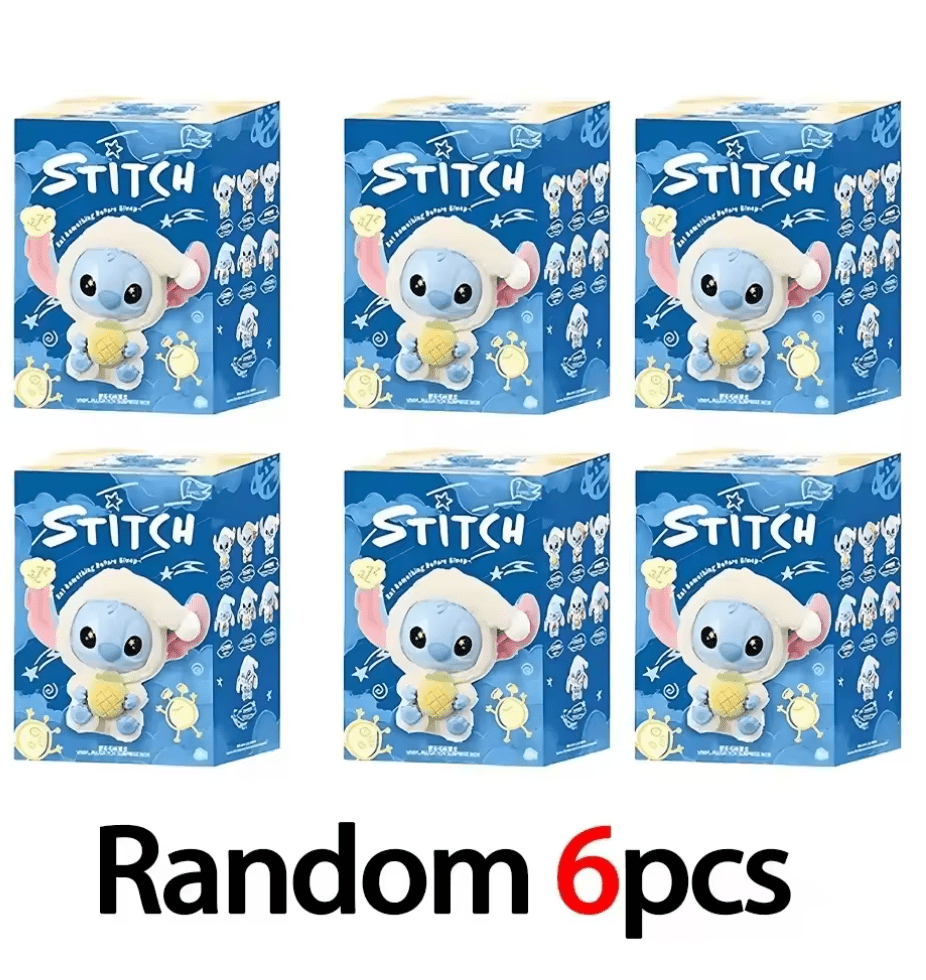 Miniso Stitch “Eat Before Sleep” Vinyl Blind - Box (7″) - Pretty At Sam