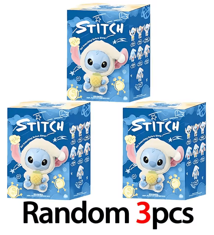 Miniso Stitch “Eat Before Sleep” Vinyl Blind - Box (7″) - Pretty At Sam