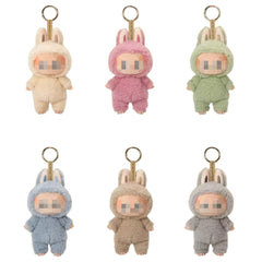 Exciting Macaron Bubu Plush Keychain Set – 6 Colors Complete Box | Fan - Inspired, Wholesale Price - Pretty At Sam