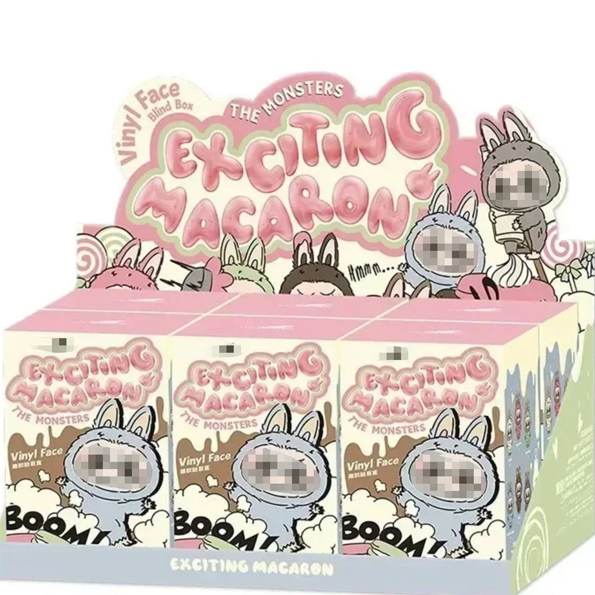 Exciting Macaron Bubu Plush Keychain Set – 6 Colors Complete Box | Fan - Inspired, Wholesale Price - Pretty At Sam